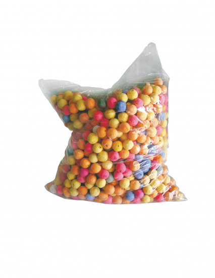 1000 Bolas para tubos lança bolas multicoloridas 1