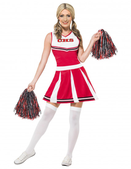 Disfarce pompom girl mulher 2