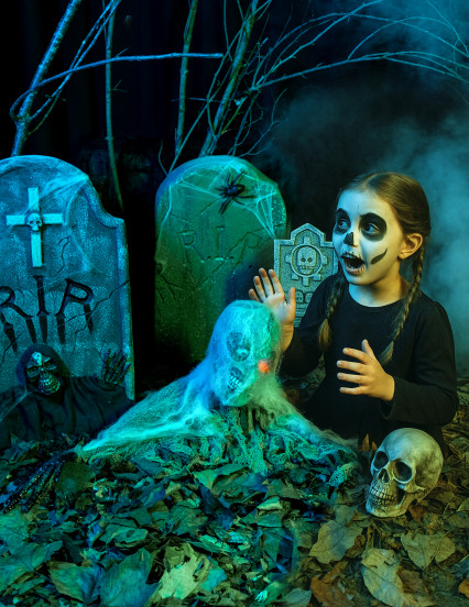 Decpração animada zombie Halloween 1