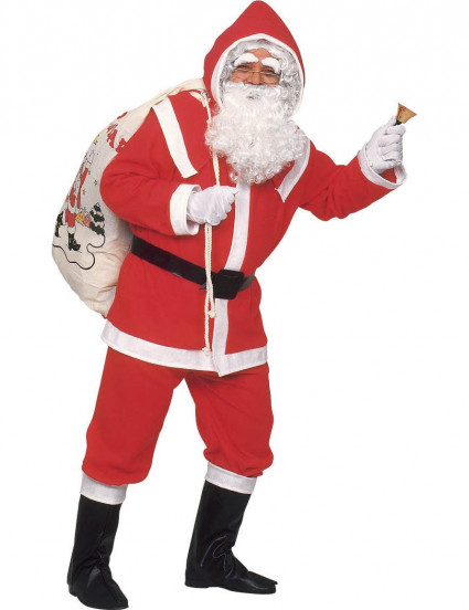Disfarce de Pai Natal luxo homem Disfarce de Pai Natal luxo homem