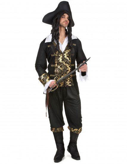 Disfarce pirata com desenhos homem 1