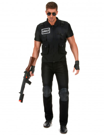 Disfarce agente do SWAT homem 1