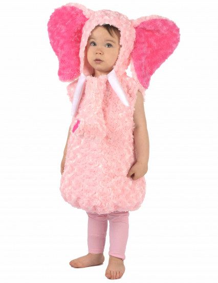 Disfarce elefante cor-de-rosa criança 2