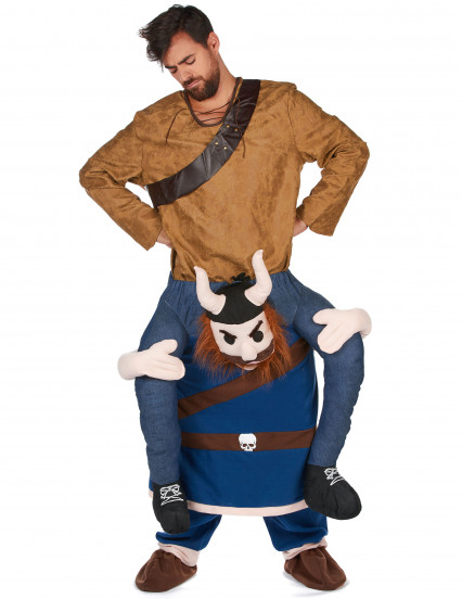 Disfarce homem ás costas de um viking adulto 2
