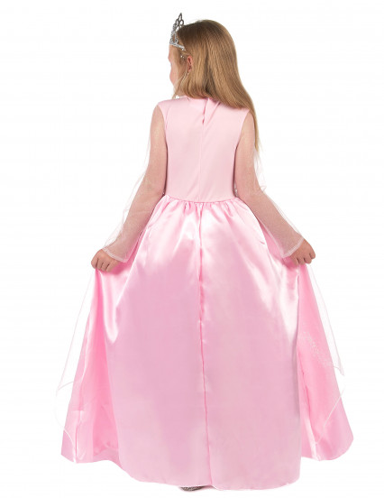 Disfarce princesa cor-de-rosa para menina 3