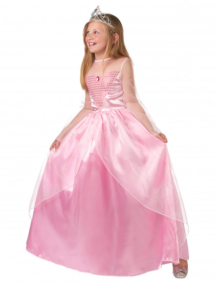 Disfarce princesa cor-de-rosa para menina 2