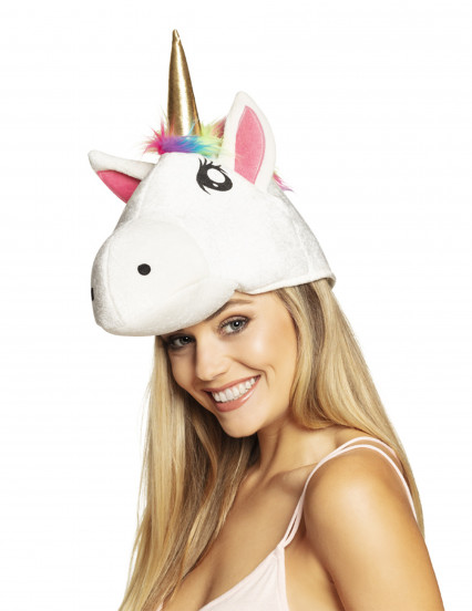 Chapéu cabeça de unicórnio adulto 1