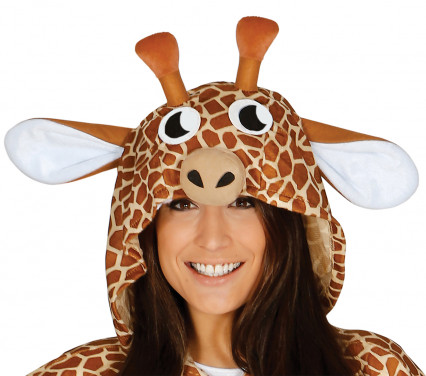 Disfarce macacão girafa adulto 3