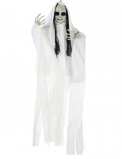Decoração para pendurar boneca fantasma luminosa 100 x 70 cm Decoração para pendurar boneca fantasma luminosa 100 x 70 cm