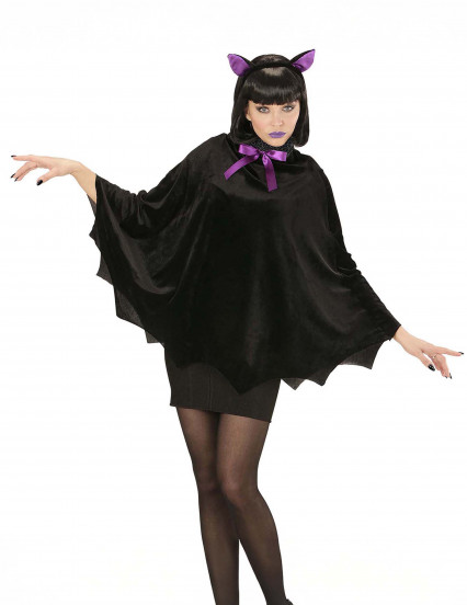 Poncho asa de morcego feminino 1