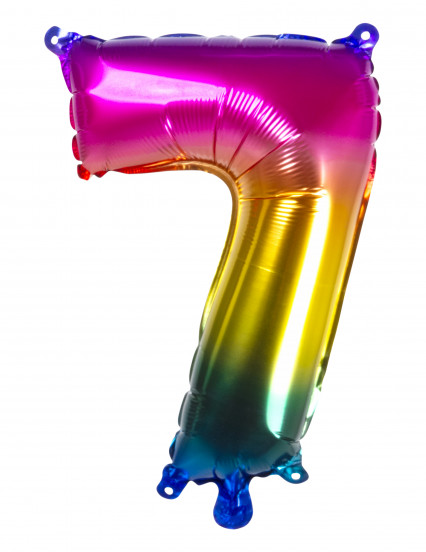 Balão alumínio  multicolor 35 cm 8