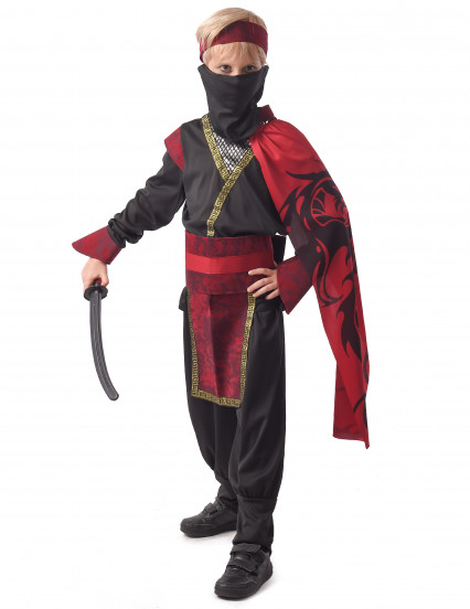 Disfarce Yakusa vermelho menino Disfarce Yakusa vermelho menino