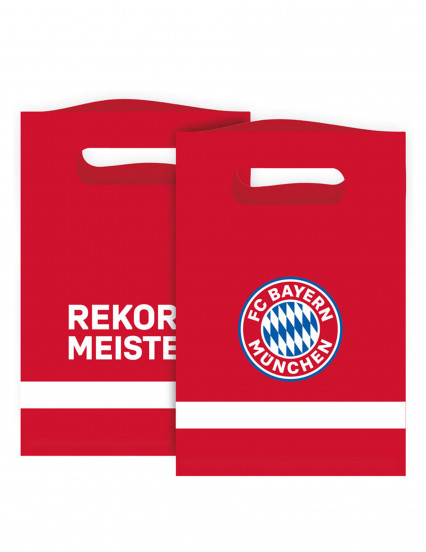 8 Sacos de festa FC Bayern Munique™ 15 x 23 cm 1