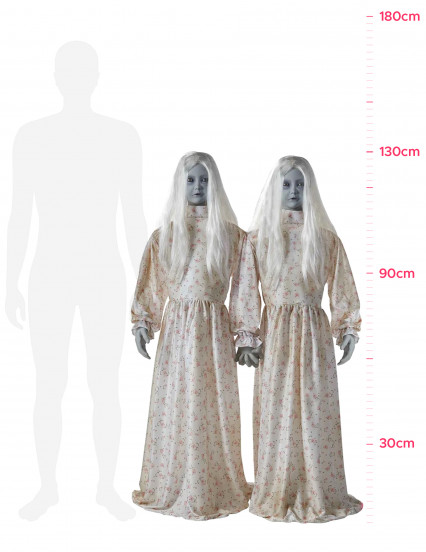 Binóculos aterrorizantes com decoração animada e sonora 130 cm 2
