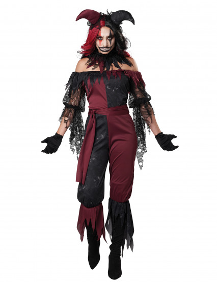 Fantasia de Coringa psicopata tamanho grande para mulher 5