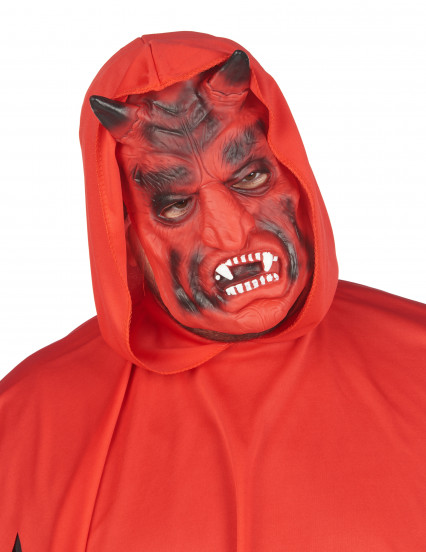 Fato do Diabo do Inferno para homem tamanho grande Halloween 8