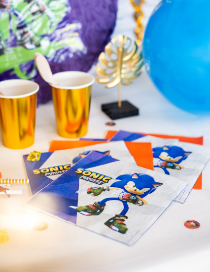 16 Guardanapos Sonic Prime™ 33x33 cm	 5