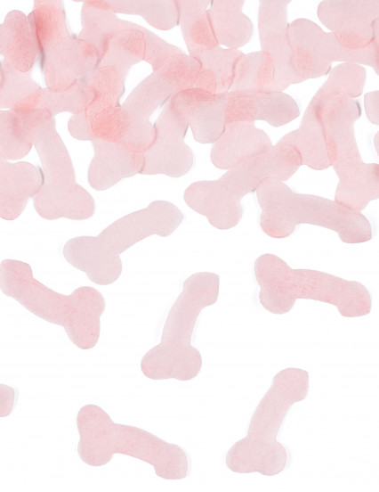 Canhão de confettis pénis cor-de-rosa 20 cm 7