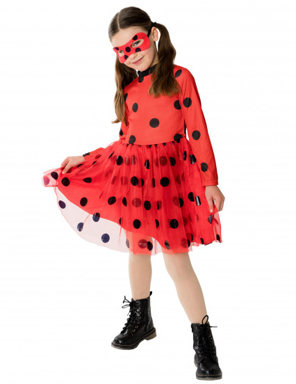 Disfarce Ladybug Miraculous™ com saiote para meninas 2