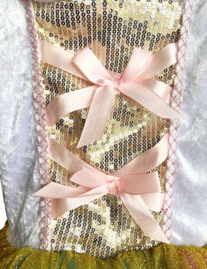Disfarce de princesa unicórnio para menina 3